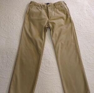 GAP Men's Khaki Chinos Casual Flat Front Pants 29x30